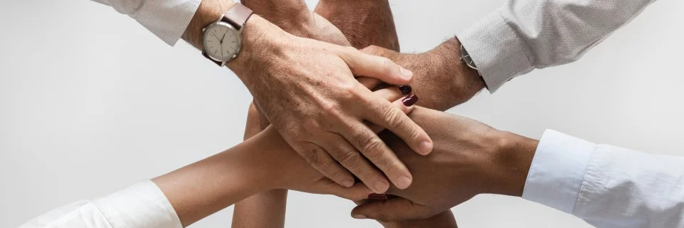 Team page graphic (hands)